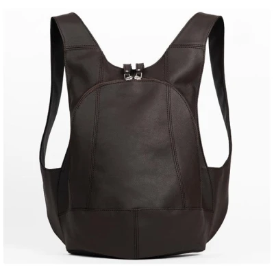 Arsayo Herren vegan Rucksack The Mela Veganes Ã-ko-Leder Dunkelbraun