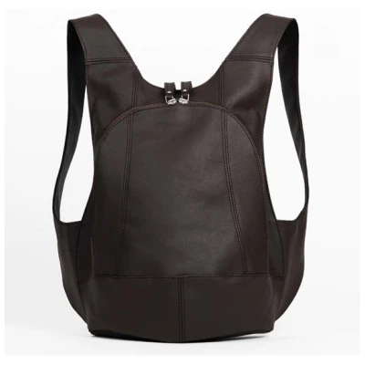 Arsayo Herren vegan Rucksack The Mela Veganes Ã-ko-Leder Dunkelbraun