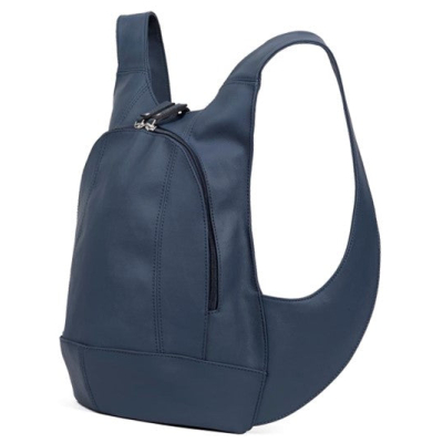 Arsayo Herren vegan Rucksack The Mela Veganes Ã-ko-Leder Sturm Blau