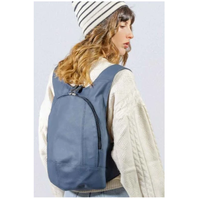 Arsayo Herren vegan Rucksack The Mela Veganes Ã-ko-Leder Sturm Blau