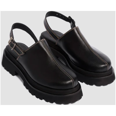BOHEMA Damen vegan Clogs Urban Schwarz