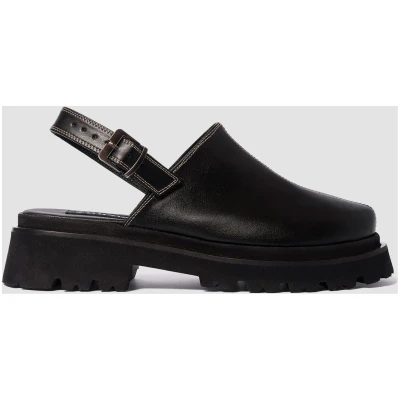 BOHEMA Damen vegan Clogs Urban Schwarz