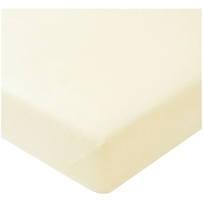Biber-Spannbetttuch aus reiner Bio-Baumwolle, natur 180 x 200 cm