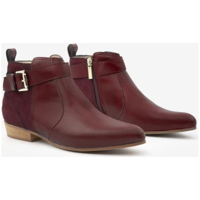 COG Damen vegan Stiefel Damen Olympe Burgundy