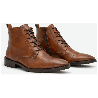 COG Herren vegan Stiefel Herren Lincoln Braun