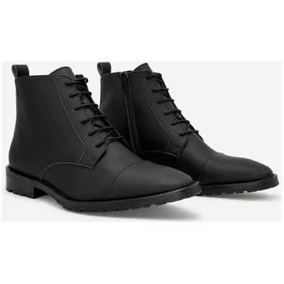 COG Herren vegan Stiefel Herren Lincoln Schwarz