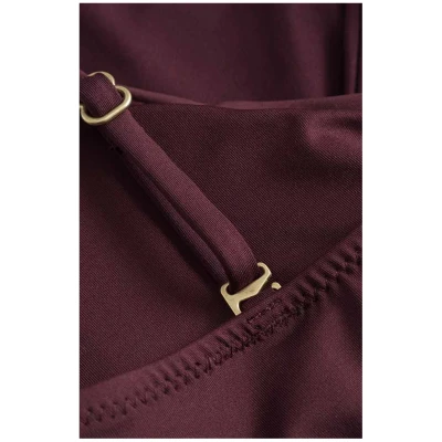 DEDICATED Damen vegan Badeanzug Klinte Burgundy
