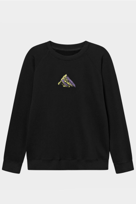 DEDICATED Herren vegan Sweatshirt Malmoe Peak Schwarz