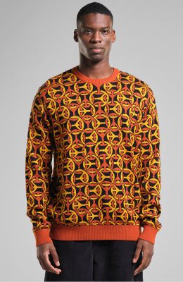 DEDICATED Herren vegan Sweatshirt Mora Peace Multicolor