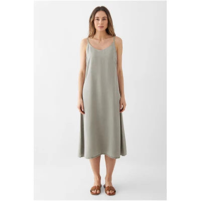 Dawn Damen vegan Kleid Sunbeam Rock Olive