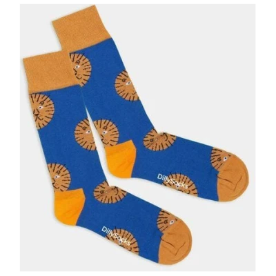 DillySocks Bunte Socken, Bio Baumwolle, lion sun
