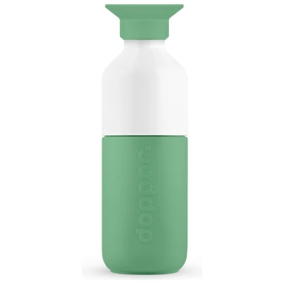 Dopper - Dopper Steel - Trinkflasche Gr 350 ml türkis/weiß