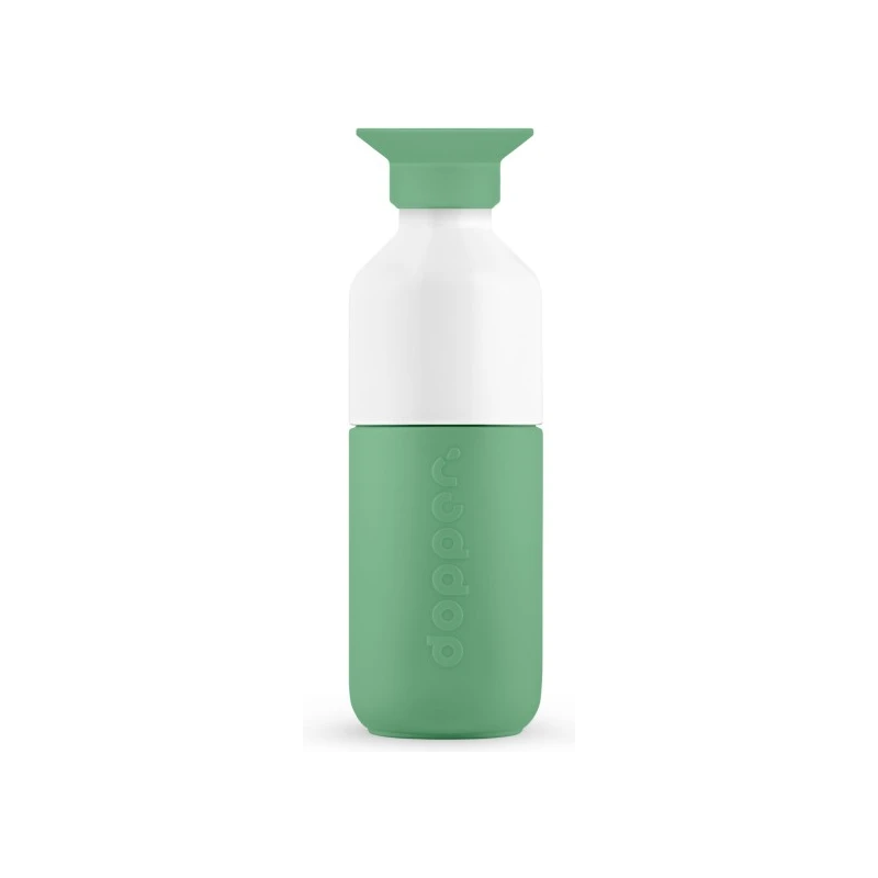 Dopper - Dopper Steel - Trinkflasche Gr 350 ml türkis/weiß