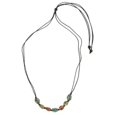 El Puente Halskette mit Keramikperlen, handmade und fairtrade