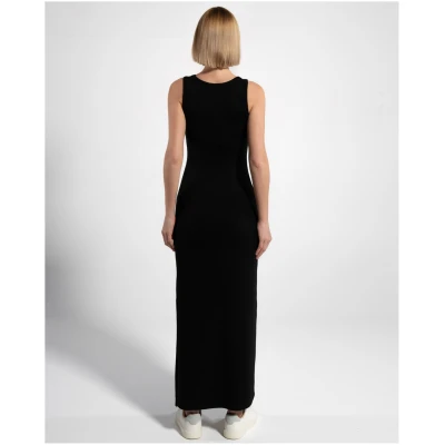 GORG Damen vegan Kleid Schwarz