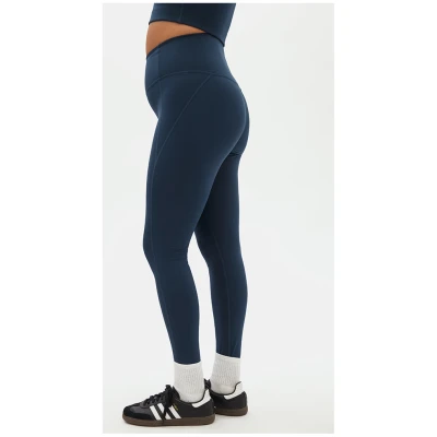 Girlfriend Collective Damen vegan Leggings Compressive High-Rise Mitternachtsblau
