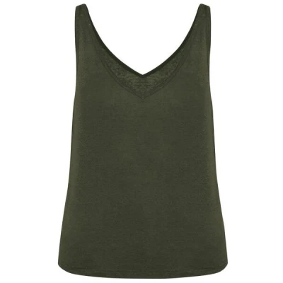 Greenspired Damen-Tanktop aus 100 % Leinen - 190g/m²