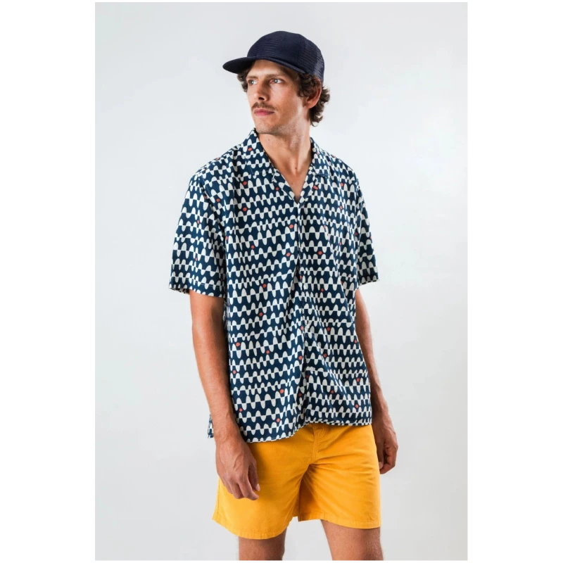 Hemd Sunset Aloha Blau