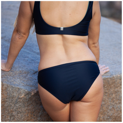 Inaska Damen vegan Bikini-Hose Regular Cut Chill Classic Schwarz