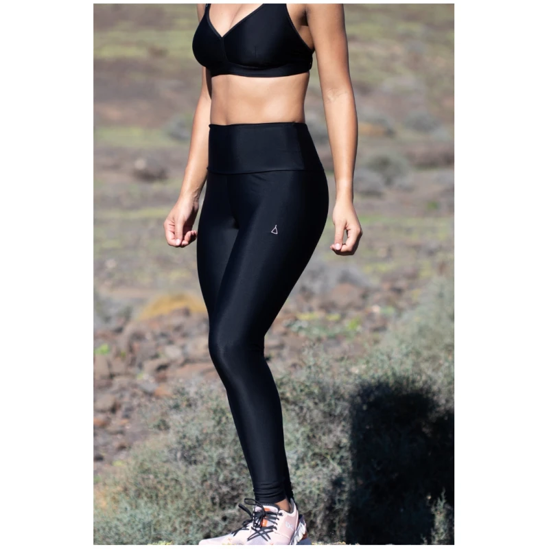 Inaska Damen vegan Leggings High Waist Chill Classic Schwarz