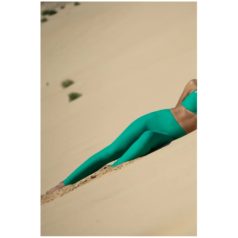 Inaska Damen vegan Leggings High Waist Chill HellgrÃ¼n