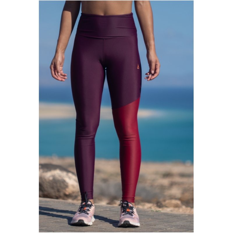 Inaska Damen vegan Leggings High Waist Wild Berries Berry