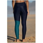 Inaska Damen vegan Leggings High Waist Wild Classic Dunkelblau