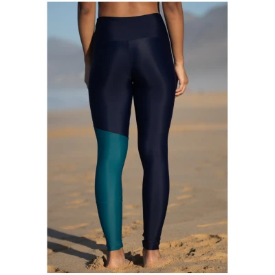 Inaska Damen vegan Leggings High Waist Wild Classic Dunkelblau