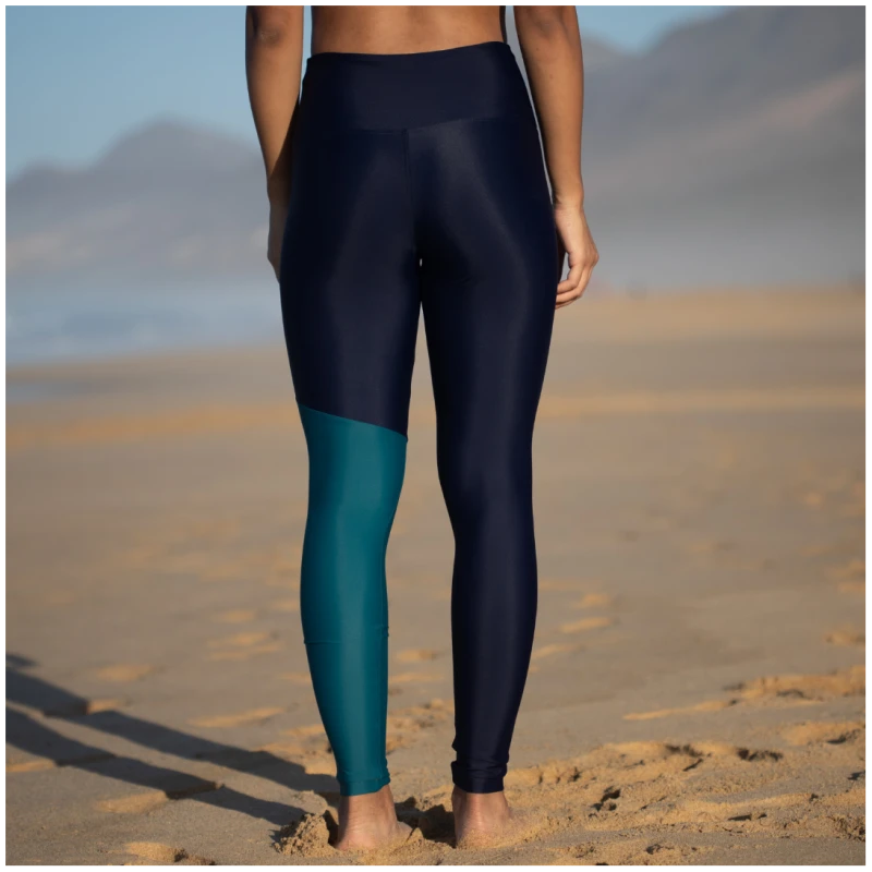 Inaska Damen vegan Leggings High Waist Wild Classic Dunkelblau