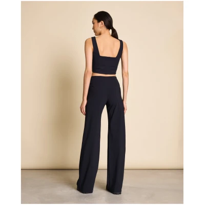 JAN 'N JUNE Damen vegan Crop Top Cancun Schwarz