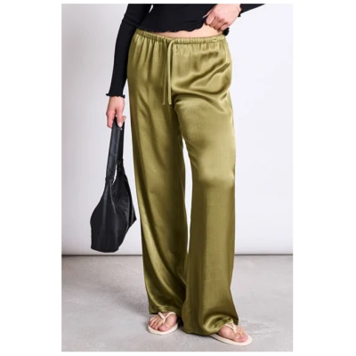 JAN 'N JUNE Damen vegan Fris Hose Woody OlivgrÃ¼n