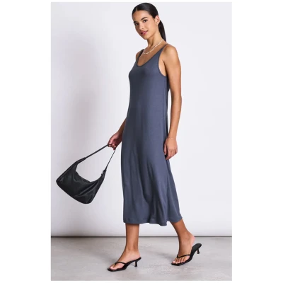 JAN 'N JUNE Damen vegan Kleid Midi Triangle Turbulence