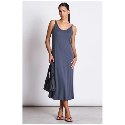 JAN 'N JUNE Damen vegan Kleid Midi Triangle Turbulence