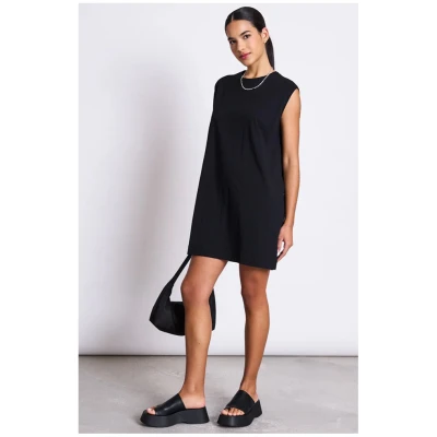 JAN 'N JUNE Damen vegan Kleid Naniti Schwarz