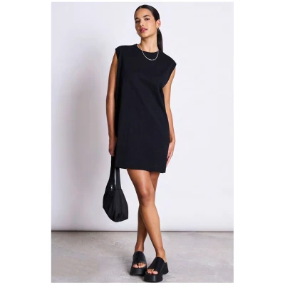 JAN 'N JUNE Damen vegan Kleid Naniti Schwarz