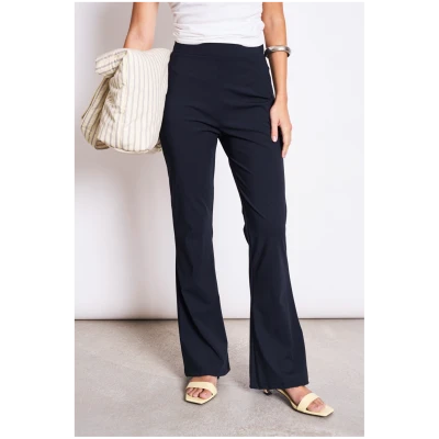 JAN 'N JUNE Damen vegan Leggings Flared Nore Schwarz
