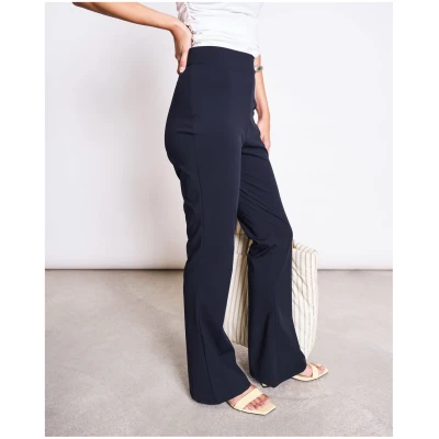 JAN 'N JUNE Damen vegan Leggings Flared Nore Schwarz