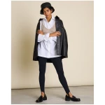 JAN 'N JUNE Damen vegan Leggings SteigbÃ¼gel Schwarz