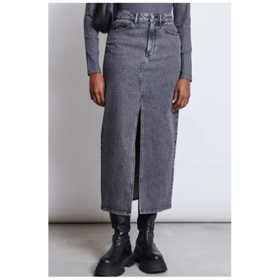 JAN 'N JUNE Damen vegan Rock Luce Denim Hellgrau