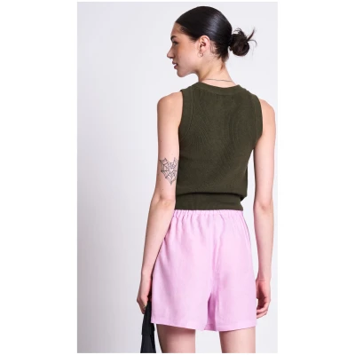 JAN 'N JUNE Damen vegan Shorts Drawstring Marum Light Orchid Pink