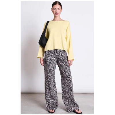 JAN 'N JUNE Damen vegan Sweatshirt Williamsburg Jasmine Gelb