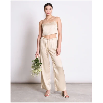 JAN 'N JUNE Damen vegan Top Leevke Elfenbein