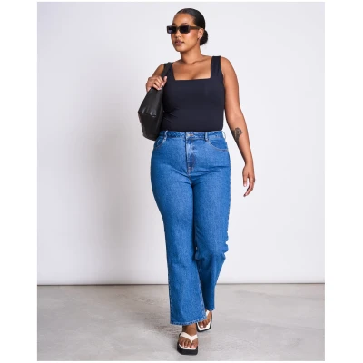 JAN 'N JUNE Damen vegan Top Merida Schwarz