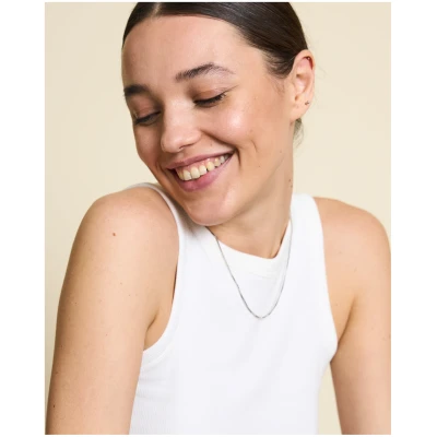 JAN 'N JUNE Damen vegan Top Porto Weiß