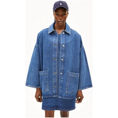 Jeansjacke Draapy Blau