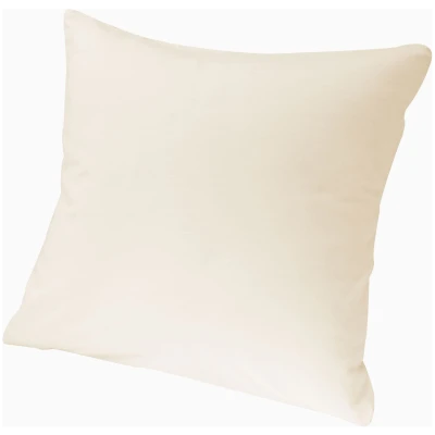 Jersey Kissenbezug aus reiner Bio-Baumwolle, natur 80 x 80 cm