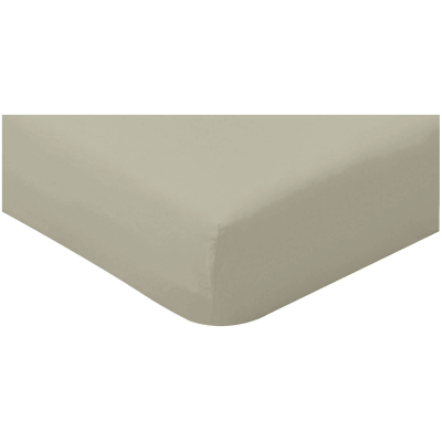 Jersey-Spannbettlaken aus reiner Bio-Baumwolle, schlamm 120 x 200 cm