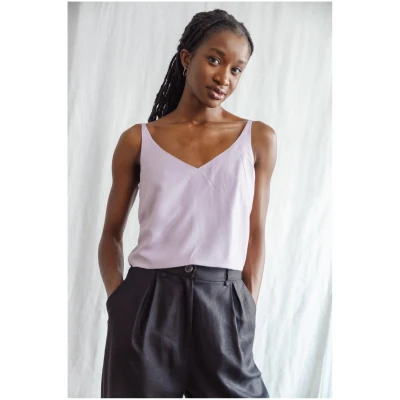 Jyoti Fair Works Damen vegan Crop Top Iya Flieder