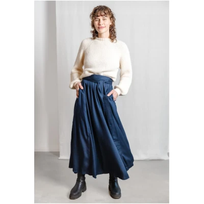 Jyoti Fair Works Damen vegan Rock Sarita Saphir Blau