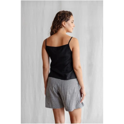 Jyoti Fair Works Damen vegan Tank Top Leela Schwarz